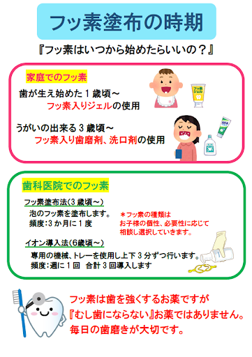 安佐北区 歯医者 フッ素塗布はどのくらいの頻度がいい?
