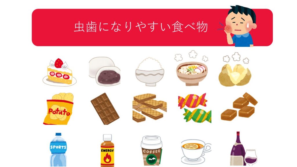 安佐北区　歯医者　虫歯は実は「甘いもの」だけが原因ではありません！